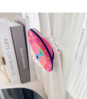 Liwu – Nouveaux clips à cheveux en acrylique imprimés colorés motif extraterrestre volant, accessoires capillaires uniques pour femmes et filles