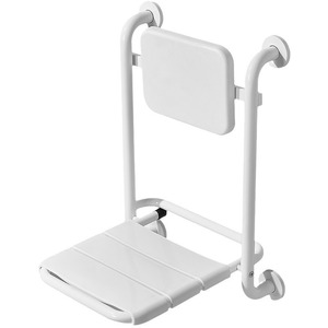 Wall Mounted <b>Folding</b> <b>Shower</b> <b>Stool</b> 35cm Seat Width Non Slip For Elderly And Pregnant Stainless Steel Modern Design - Product Image 5