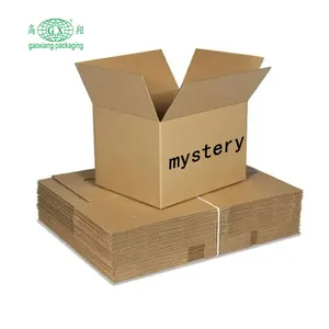 Groothandel Aangepaste Hoge Kwaliteit Gegolfd Gift Verpakking Mystery Box Verpakking Grote Verzending Dozen