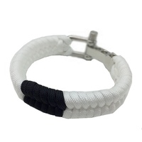 Bracelet en alliage brésilien avec ceinture ajustable, 1 pièce, accessoire de survie en queue de poisson, tissage, collection 550, vente en gros