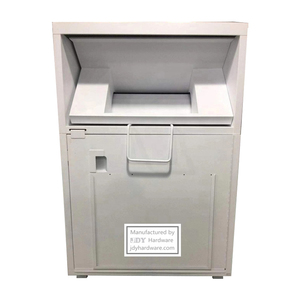 Cubo de basura de Metal galvanizado, caja de almacenamiento plegable para uso público de hierro de acero plano al aire libre, ropa impermeable, reciclaje de donación - Product Image 1