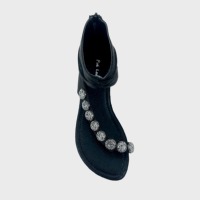 Bottes d'été tendance à bout fendu et talon couvert avec fermeture éclair arrière, sandales bottes montantes à talon compensé ouvert de 4,5 cm pour femmes et dames
