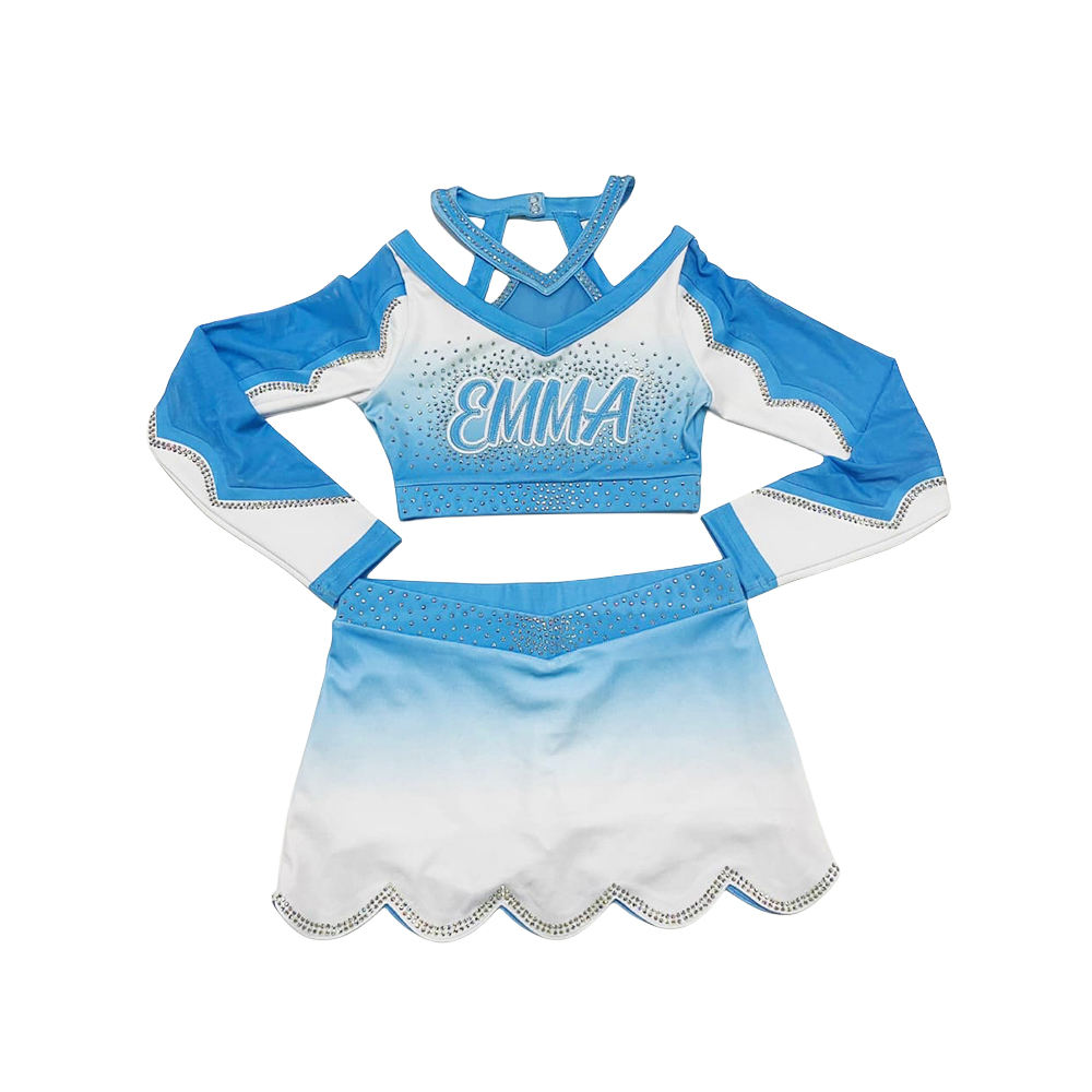 Alibaba.com上の高品質な青いチアリーダー衣装メーカーと青いチア