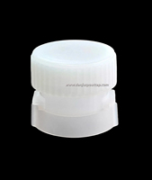 Bouchon en plastique à large ouverture de 30 mm pour sachets souples de détergent liquide, gel ou huile