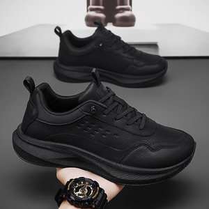 Chaussures de course pour hommes à bout large et largeur généreuse, grande taille 47, antidérapantes, résistantes à l'usure, baskets de sport décontractées et tendance pour pieds larges et épais - Product Image 3
