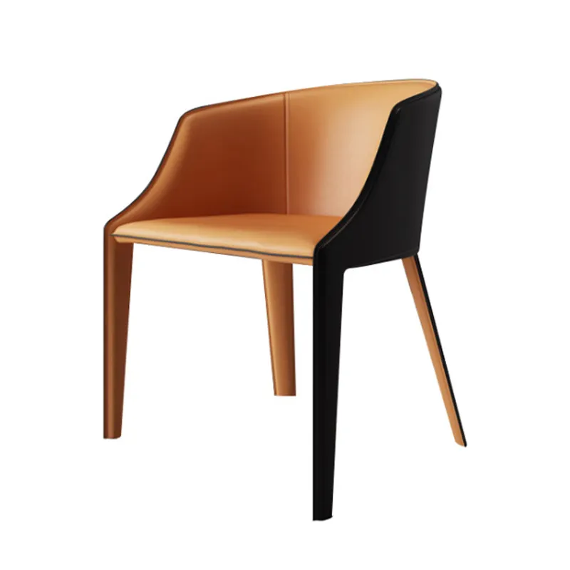 YC-AJ019 안장 럭셔리 팔 의자, 광저우 공급자 북유럽 디자인 가구 pu 가죽 덮개를 씌운 의자