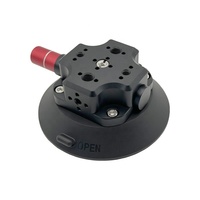 Support de voiture professionnel CNC à ventouse avec trous de positionnement Arri et vis 1/4 pouce pour stabilisateur de caméra de tournage d'action à haute vitesse