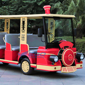 Bus électrique de tourisme de marque chinoise populaire, style locomotive de dessin animé, en vente, navette de tourisme - Product Image 4