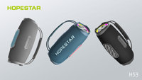 Hopestar-H53 Haut-Parleur Bluetooth Portable Extérieur Mini Subwoofer Haute Puissance LED RGB Sans Fil Étanche Alimentation CA