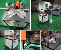 Coupe-angle pneumatique multifonctionnel de haute précision à 45 et 90 degrés pour la protection des coins des portes et fenêtres coulissantes en aluminium