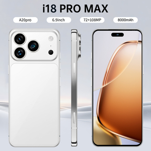 18 PRO MAX 5G Octa Core HD หน้าจอ 120Hz ระบบปฏิบัติการ Android 15 LTE หน่วยความจำ 16+1TB กล้อง 108MP หน้าจอ OLED 7.3 นิ้ว รองรับซิมคู่ สมาร์ทโฟน - Product Image 1