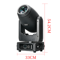Projecteur LED BSW Moving Head 300W Beam Spot Wash 3-en-1 pour événements, fêtes, scènes et bars