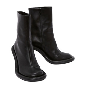 Stivaletti con tacco alto da <span class=keywords><strong>donna</strong></span> di Design Western scarpe con tacco a spillo in Denim <span class=keywords><strong>blu</strong></span> con chiusura a Zip per l'estate - Product Image 6