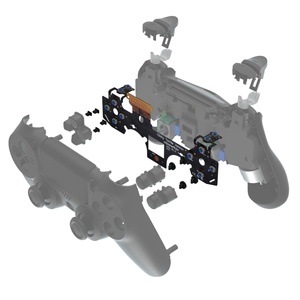 EXtremeRate Face Button Trigger Click Kit for <b>PS4</b> Slim Pro <b>Controller</b> JDM-040/050/055 - Product Image 4