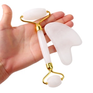 Piedra de masaje facial, rodillo de <span class=keywords><strong>Jade</strong></span> Gua Sha Nefrit, verde y negro, venta al por mayor - Product Image 4