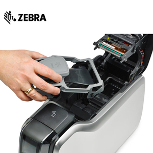 Zebra ZC300 <strong>Printer</strong>, Single &amp; Dual Side <strong>Plastic</strong> PVC <strong>Card</strong> <strong>Printer</strong> with 300 DPI for Business Official Hospital Colorful <strong>Printer</strong> - Product Image 3