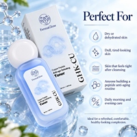 Tonique Visage Fermenté au Peptide de Cuivre Bleu GHK-Cu Anti-Âge, Anti-Rides, Raffermissant, Hydratant, Affinant les Pores, Réparateur Cutané