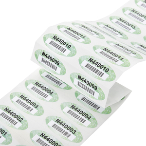 New Popular Flexographic Paper security serial number Private Roll <b>Label</b> Sticker For <b>Packaging</b> With China Good Packing Service - Product Image 6