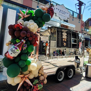 Remolque de concesión de gran oferta de China, carro de comida, camión, furgoneta de comida, remolque de Catering, remolque de comida de acero inoxidable - Product Image 3