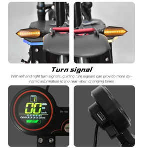 สกู๊ตเตอร์ 3000W มอเตอร์คู่ แบตเตอรี่ 60V 38AH ความเร็ว 80-85 กม./ชม. ระยะทาง 90-100 กม. ยางสุญญากาศขนาด 11 นิ้ว - Product Image 3