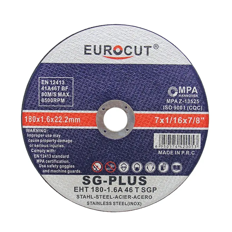 Đĩa Cắt 7 Inch Bằng Thép Không Gỉ Giá Trực Tiếp Từ Nhà Máy EUROCUT