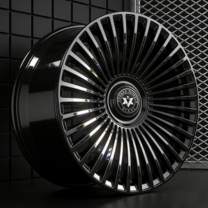 Viaol Roue Forgée en Alliage <span class=keywords><strong>d</strong></span>'Aluminium Multi-Branches Personnalisée Noire avec Flotteur pour Voitures de tourisme <span class=keywords><strong>ROLLS</strong></span> <span class=keywords><strong>ROYCE</strong></span> CULLINAN <span class=keywords><strong>PHANTOM</strong></span> WRAITH - Product Image 2
