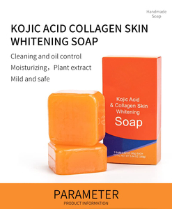 Blanqueamiento DE LA PIEL Colágeno Cara Papaya Glutatión y Kojic Jabón hecho a mano Gluta Kojic