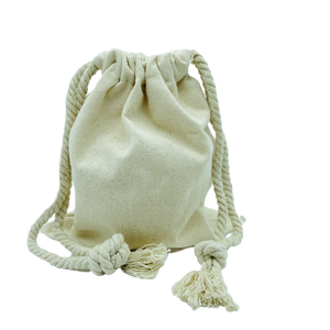 Bolsa de Lona de Algodón Grueso de 10oz Ecológica Personalizada de Fábrica, Mini Bolsa Económica con Asa de Cuerda y Logotipo Personalizado para Compras - Product Image 2