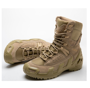 Bottes tactiques légères en daim TSB08 à injection PU haute densité, coupe haute et montantes - Product Image 2