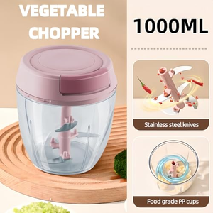 Oferta Especial: Picadora Manual Multifuncional de Alimentos para Niños, Verduras y Frutas, 900 ml - Product Image 4