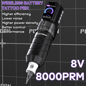 Nhà máy trực tiếp New Arrival có thể điều chỉnh đột quỵ 2.4 đến 4.2 mét có thể sạc lại pin 2300mAh không dây Tattoo <span class=keywords><strong>Machine</strong></span> Tattoo Pen - Product Image 4