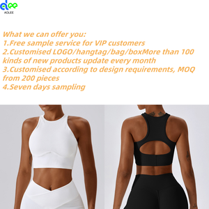 Logotipo personalizado Activewear Mujeres <span class=keywords><strong>Ropa</strong></span> atlética <span class=keywords><strong>Ropa</strong></span> de yoga <span class=keywords><strong>Ropa</strong></span> de entrenamiento Gimnasio <span class=keywords><strong>Fitness</strong></span> Sujetador deportivo para mujeres - Product Image 4