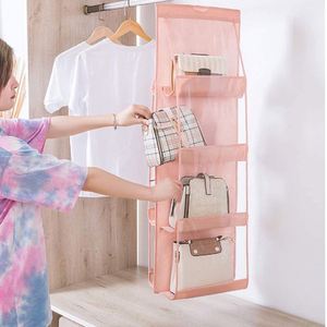 Sac de rangement suspendu multifonctionnel de qualité supérieure, anti-poussière et durable, avec 8 poches en PVC - Product Image 6