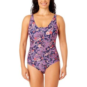 Women's Sweetheart Neckline One Piece Swimsuit With <b>Tummy</b> <b>Control</b> Shapewear Digital Print Spandex Polyester - Product Image 1