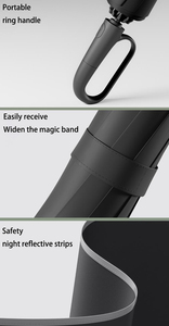 Nhà máy trực tiếp tùy chỉnh mô hình logo10k tự động gấp ô vòng khóa Windproof ba lần ô cho du lịch ngoài trời - Product Image 4