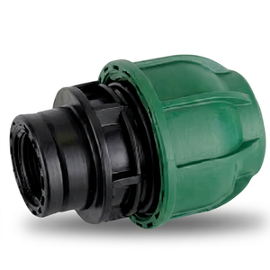 Raccord fileté femelle 25*1 en matériau PP vierge SAP pour tuyaux PE/HDPE pour systèmes d'alimentation en eau, de drainage et d'irrigation agricole - Product Image 1