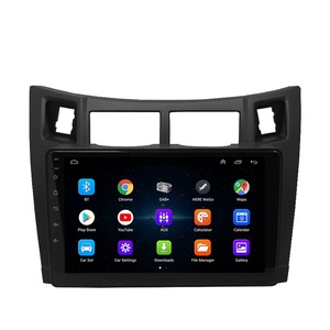 Lecteur DVD de voiture Android Jiawell, GPS, FM, musique, audio, vidéo, Carplay, Wifi, BT, écran IPS, <span class=keywords><strong>autoradio</strong></span> pour Toyota <span class=keywords><strong>Yaris</strong></span> 2005-2012 - Product Image 1