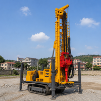 Foreuses de puits d'eau à vendre – Usine chinoise, vente directe – Machine de forage DTH 1000m de profondeur, prix des foreuses sur chenilles diesel Cummins