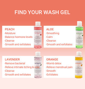 Prodotti naturali a base di erbe Private Label Peach <span class=keywords><strong>Yoni</strong></span> PH Balance per la cura femminile Gel vaginale Wash <span class=keywords><strong>Yoni</strong></span> Set olio Kit - Product Image 5