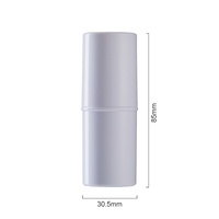 Contenant en plastique cylindrique de 15 ml avec mécanisme rotatif pour baume solide, tube pour soins de la peau, baume à lèvres, cosmétiques