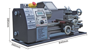 Torno de metal manual 3680, máquina de torneado de alta calidad 1440 con cabezal de engranajes, motor JY260FL, torno JY260FL - Product Image 2