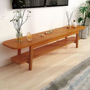 Meuble TV en <span class=keywords><strong>bois</strong></span> massif de haute qualité, meuble de salon, commode, table basse combinée - Product Image 2