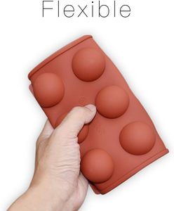 <span class=keywords><strong>Moule</strong></span> à Gâteau en Silicone Demi-Cercle 24 Cavités <span class=keywords><strong>Mini</strong></span> Cuisson Dôme Rond Fondant <span class=keywords><strong>Moule</strong></span> à Bonbons au Chocolat - Product Image 5