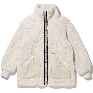 Custom Embroidery <strong>Zip</strong> up Winter Warm Polar Fleece <strong>Reversible</strong> Sherpa Fleece Jacket Women - Product Image 1