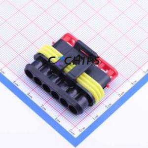 282090-1 Housing (Wire-to-Board / Wire-to-Wire) P=6mm Connector ( Jack Structure: 1x6P )( Pitch: 6mm )( Number of Rows: 1 ) - Product Image 1