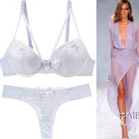 YCH – ensemble de soutien-gorge et string en dentelle pour femme, Lingerie Sexy, Europe et amérique, vente en gros
