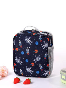 Популярная маленькая сумка для обеда, изолированная многоразовая сублимационная сумка-холодильник, Холщовая Сумка для обеда для работы - Product Image 2