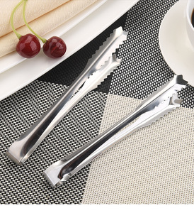 Stainless Steel Ice <strong>Tongs</strong> for Ice Bucket, Stainless Steel Ice <strong>Tongs</strong> with Teeth, Small <strong>Serving</strong> <strong>Tongs</strong> for Party Kitchen Restaurant - Product Image 3