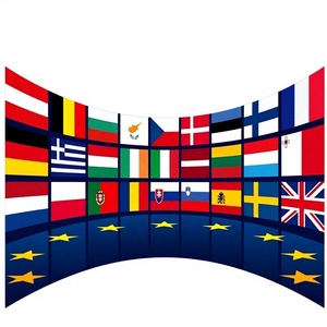 Drapeaux nationaux de divers pays, polyester, personnalisable, acier inoxydable, 90x150cm, vente en gros - Product Image 1