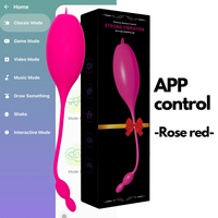 Stimulateur double portable avec contrôle par application, design de léchage de langue et de particules, jeu mains libres, rechargeable par USB, silicone sûr pour le corps